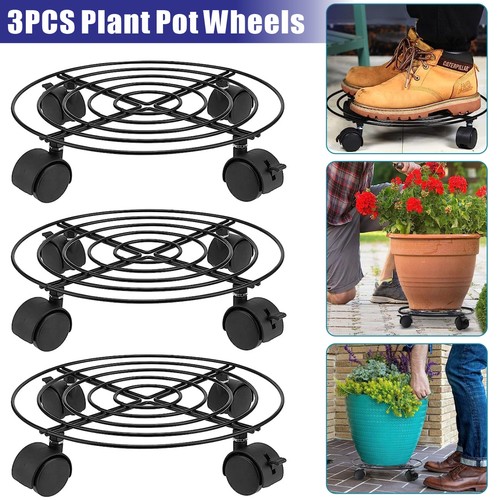 Round plant pot caddy mover - plant,
