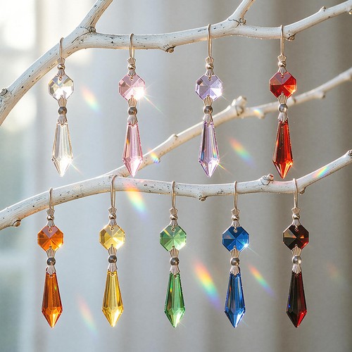 20pcs octagon crystal - 20pcs,