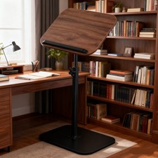 C-Shaped Sofa Side End Table Adjustable Coffee Laptop Table Living Room Bedroom