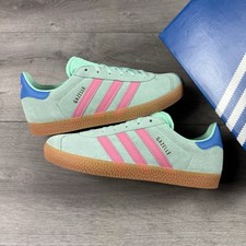 Adidas Gazelle Juniors ‘Turquoise / Pink’ - Size UK 4.5 / EU 37 1/3 NO BOX