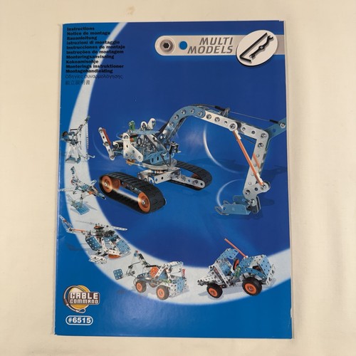 Meccano erector set 6515 - meccano, cable
