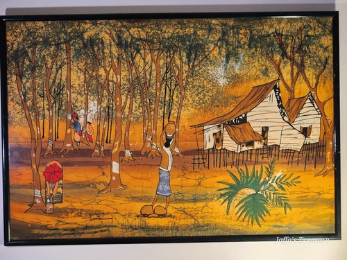 Malaysian batik paintings - paintings, on