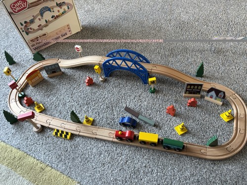 Chad valley wooden train set - chad,