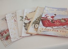 6 x CHRISTMAS MONEY WALLETS.  PRESENTATION WALLET 4 GIVING MONEY TO LOVED ONES.