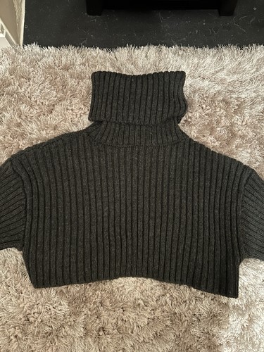 Zara charcoal grey cropped - charcoal,