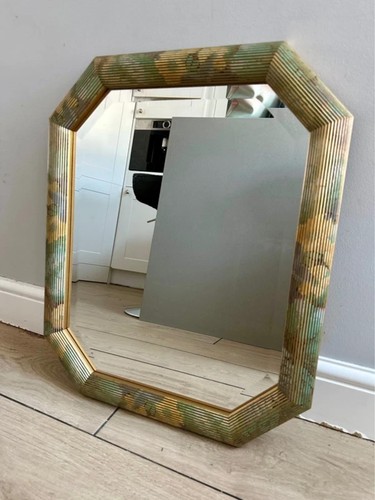 Vintage octagonal floral - vintage, gold