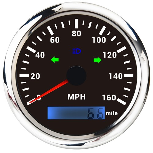 85mm gps speedometer - 85mm, 0-160mph