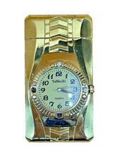 YaWeiSi quartz watch lighter gold‑tone novelty accessory ladies pocket piece A/F