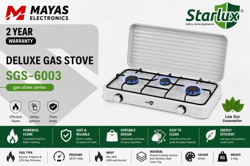 Starlux deluxe burner gas - deluxe, 3