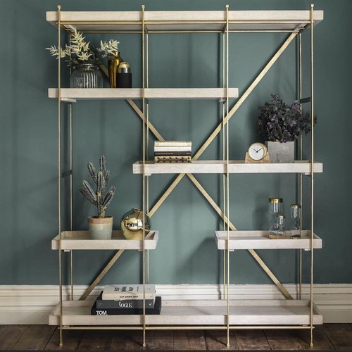 Art deco gold - gold, wood