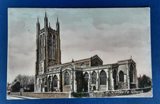 SOMERSET, WELLS, ST CUTHBERT'S CHURCH, 1910 PMK, FARRINGTON, UPLANDS, BIDEFORD