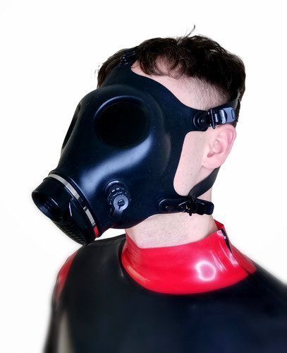 Black rubber fetish - fetish, gas