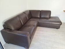 Italsofa Brown L Shape Genuine