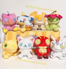 OFFICIAL DIGIMON PALM PLUSH DOLL HANGING TOYS KEYCHAIN PLUSHIE PENDANT BLIND BOX