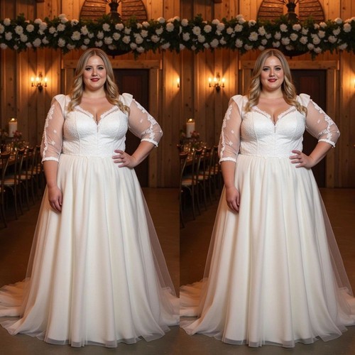 Satin wedding dresses plue - dresses,