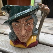 Vintage Royal Doulton D6462 Pied Piper 4” Toby Jug 1953