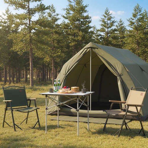 Table folding roll camping - folding,