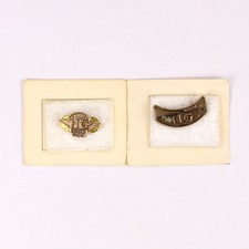 2 x HOG Harley Davidson Badges