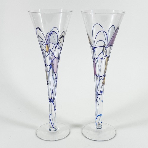 Pair hand painted - pair,