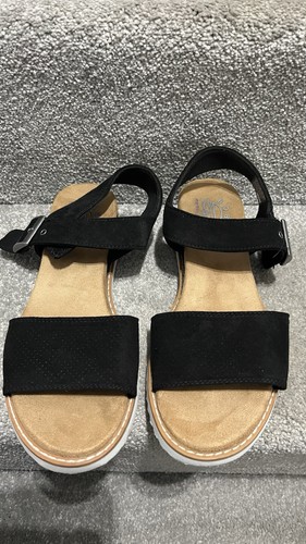 Skechers bobs black wedge - skechers,