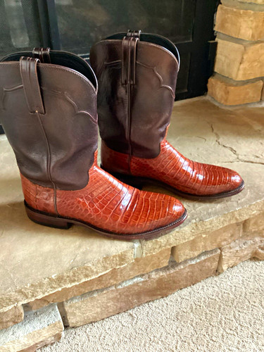 Lucchese men brown caiman - lucchese,