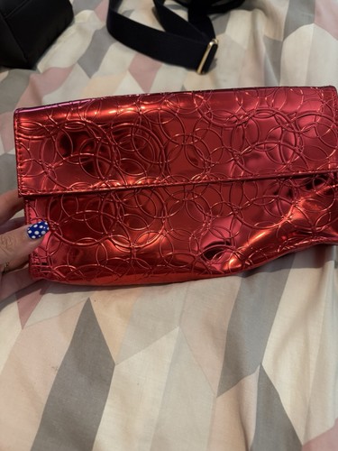 Mac red clutch - mac,
