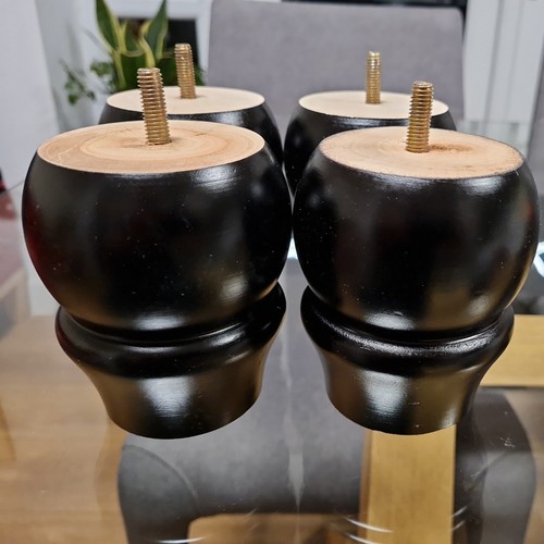 Black solid wooden - 4,