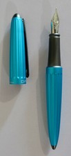 Diplomat Aero turquoise fountain pen with Fine (F) nib