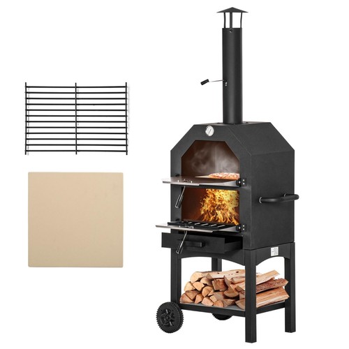Outsunny outdoor pizza oven - outsunny,