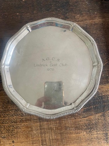 Lovely silver plated salver - lovely,