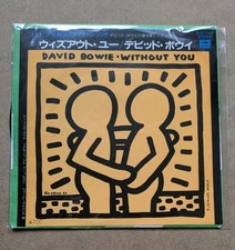 DAVID BOWIE Without You 7" single 1983 Japan Very Rare Keith Haring Cover  