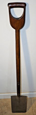 Vintage 1930's Wooden D-Handle Garden Long Handled Small Ladies Spade 98cm