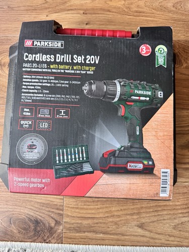 Parkside cordless drill driver - parkside,