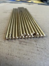 Solid brass rods qty 19x - rods,