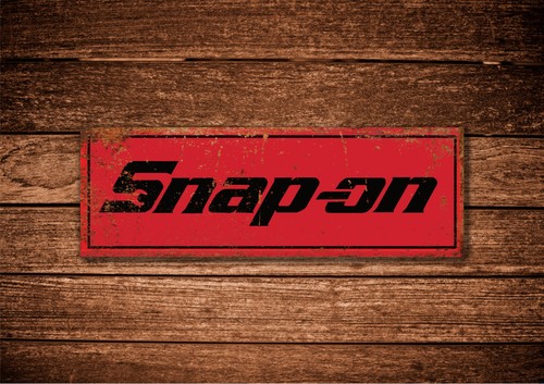 Snap metal sign garage - snap, sign,
