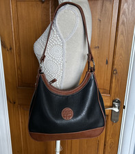 Leather Handbag by TORRENS Black & Tan NWOT