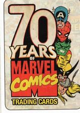 70 Years Of Marvel Comics    Individual Trading Cards For Sale 