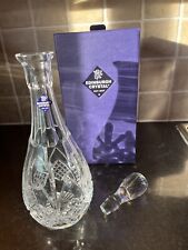 Edinburgh Crystal Wine Decanter Skye.  Unused 