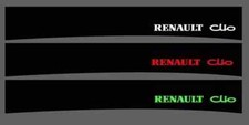 Fits Renault Clio Sunstrip  Sun Strip Decals Any Colour
