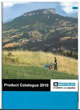 Bertolini Agricultural Machines 2010 UK Market Brochure Tiller Cultivator Mower