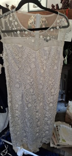 Dress10 silver grey - 12, split