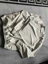 MENS PING GOLF WINDPROOF SWEATER TOP BEIGE SIZE M LONG SLEEVED