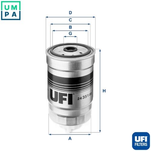 Fuel filter 351 for - filter,