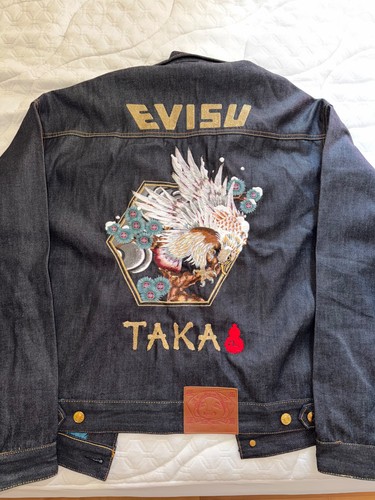 Evisu taka embroided jean - evisu,