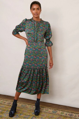 Wyse aimee fir green floral - fir,