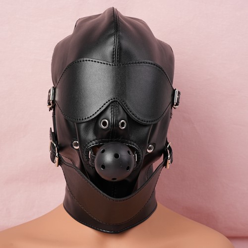 Bondage hood harness head - hood,
