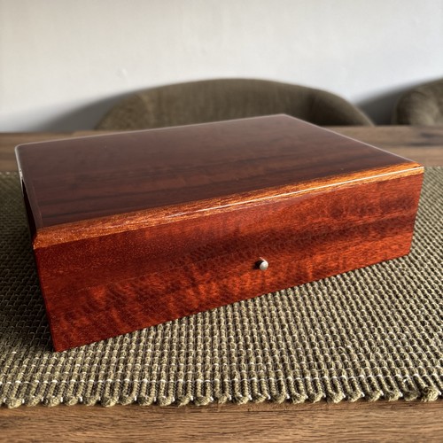 Solid wooden cigar humidor box - solid,