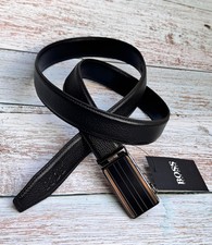 HUGO BOSS Mens Genuine Leather