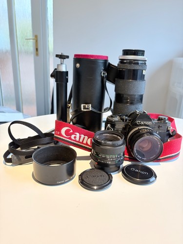 Canon black r camera - canon, ae-1