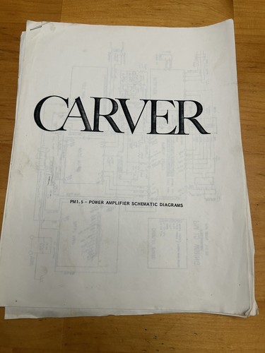 Carver power amplifier - pm-1.5,